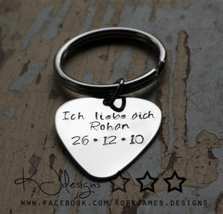 Guitar Pick Keyring