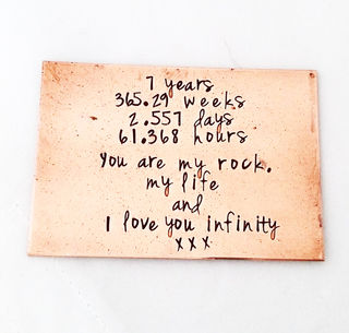 Copper Wallet Insert