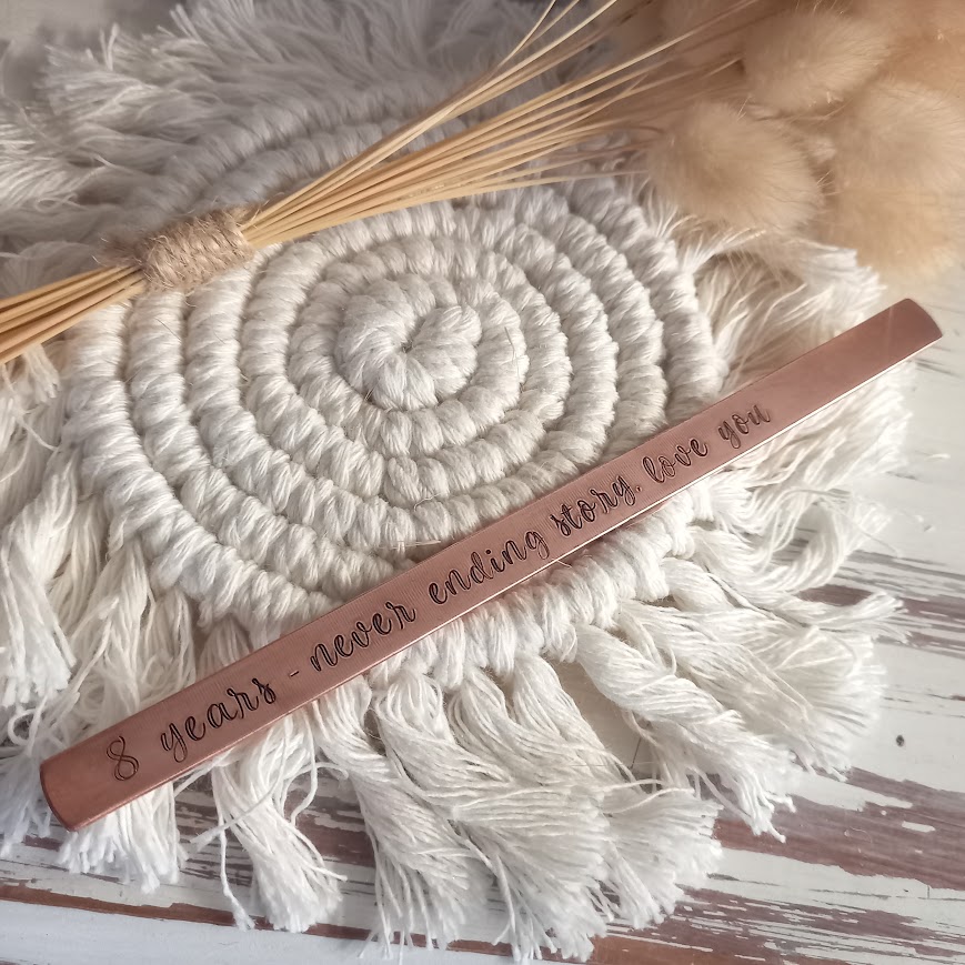 Elegant Copper Bookmark