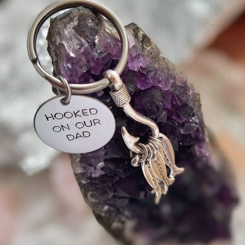Fish Hook Keyring