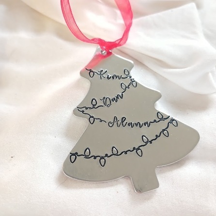 Personalised Christmas Tree Decoration