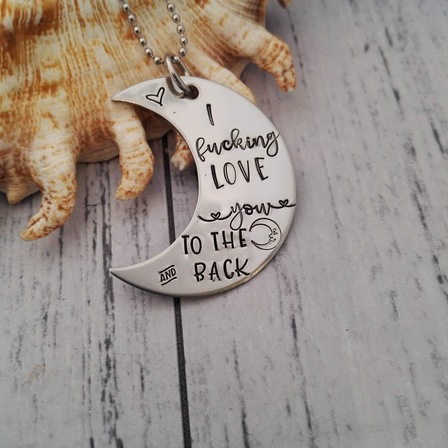 Salty As Moon & Back Pendant