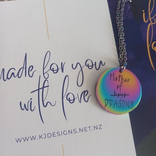 Rainbow Disc Pendant