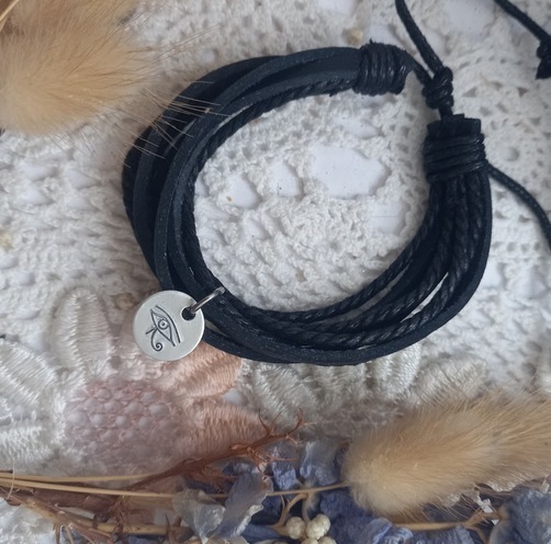 Leather Charm Bracelet