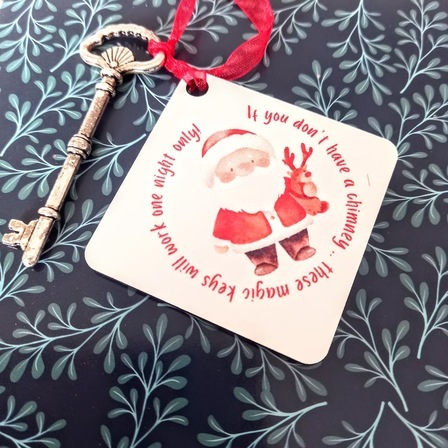 Sublimated Magic Keys for Santa