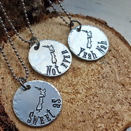 Kiwi As NZ Slang Pendant