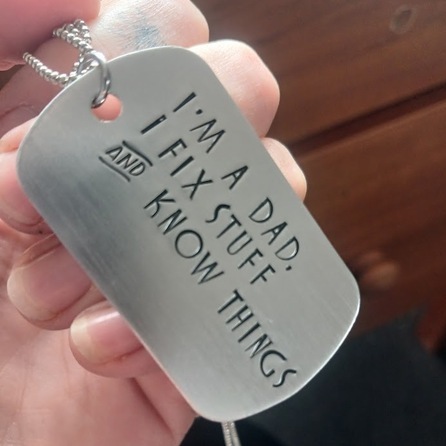 Aluminium Dog Tag Necklace